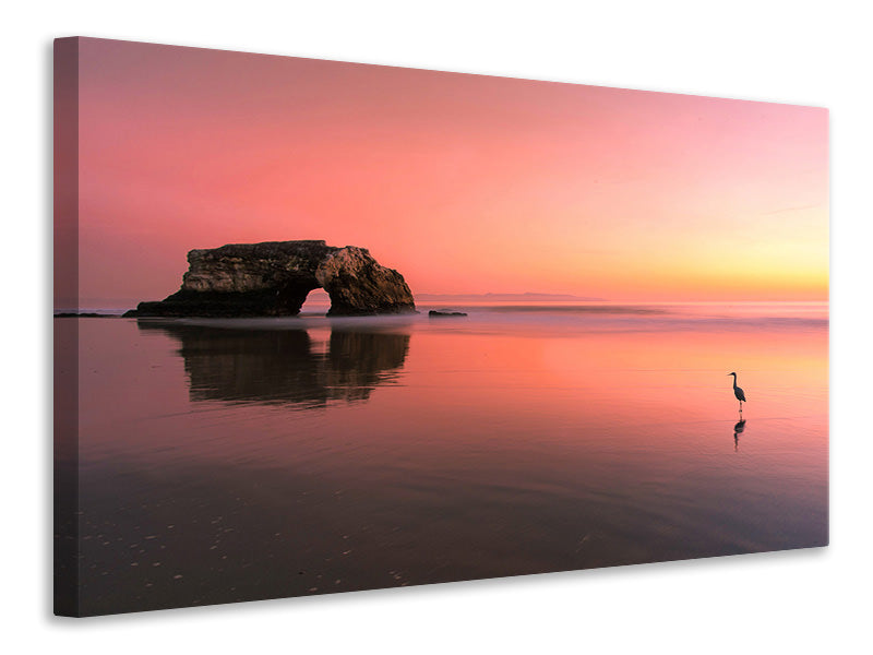 canvas-print-sunset-at-the-natural-bridge-ii
