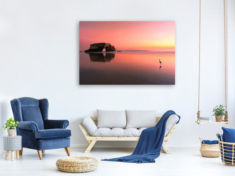 canvas-print-sunset-at-the-natural-bridge-ii