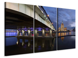 3-piece-canvas-print-bridge-at-night
