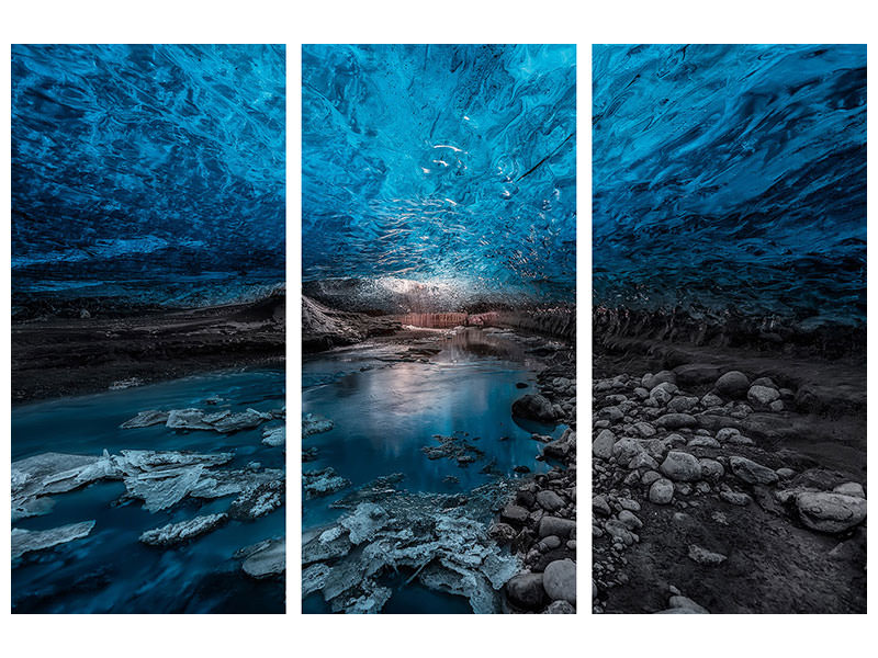 3-piece-canvas-print-ice-cave