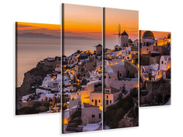 4-piece-canvas-print-calispera-santorini