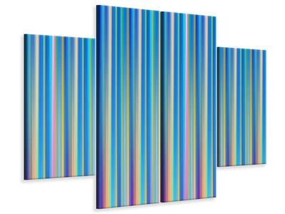4-piece-canvas-print-colored-stripes