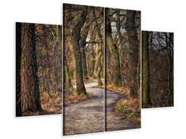 4-piece-canvas-print-enchanted-forest