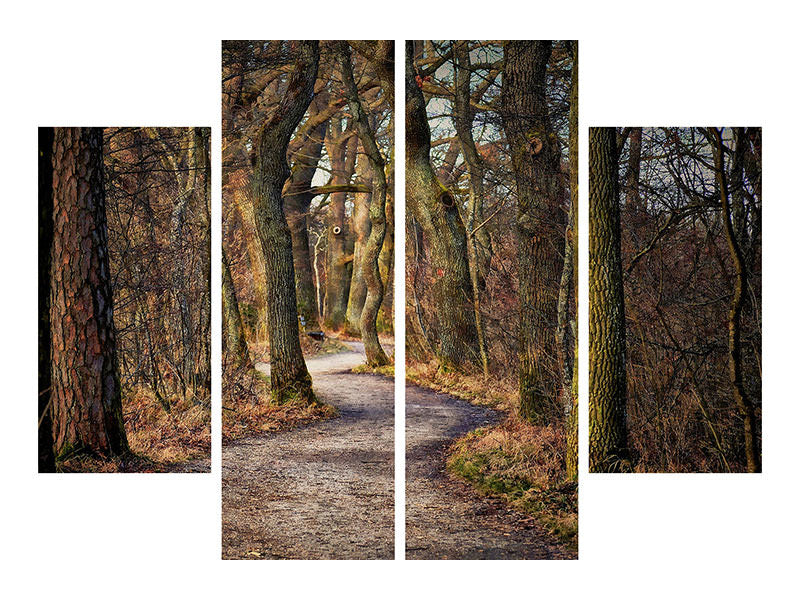 4-piece-canvas-print-enchanted-forest