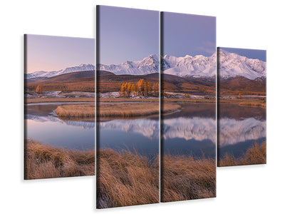 4-piece-canvas-print-mirror-for-mountains-ii