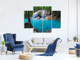 4-piece-canvas-print-nature-waterfall