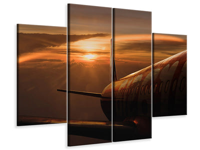 4-piece-canvas-print-out-of-the-flight