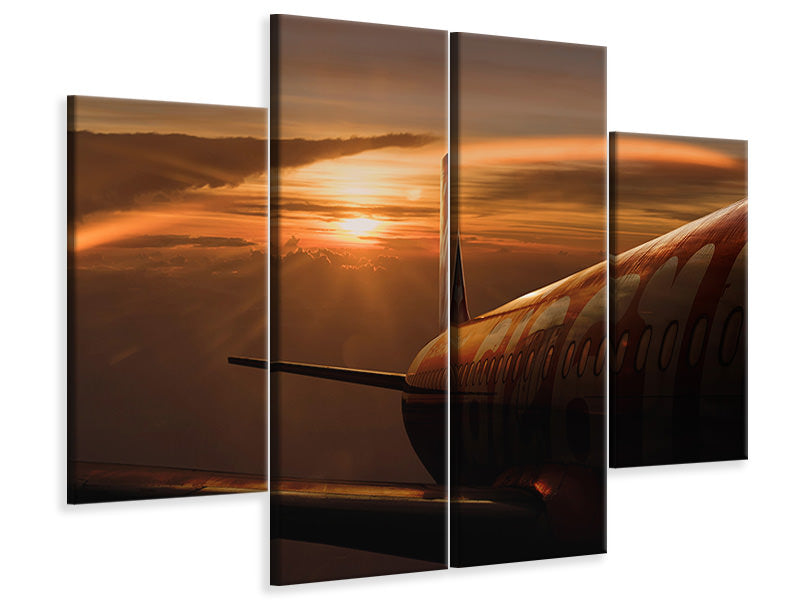 4-piece-canvas-print-out-of-the-flight
