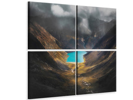 4-piece-canvas-print-past-and-present-life