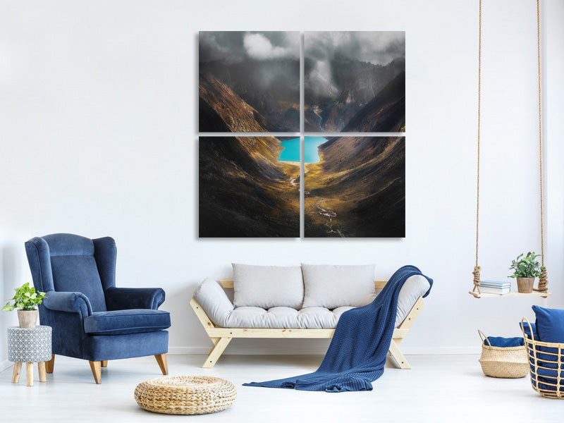 4-piece-canvas-print-past-and-present-life