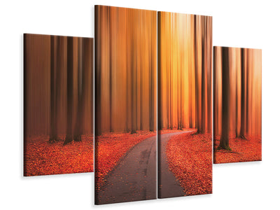 4-piece-canvas-print-path-to-unknown