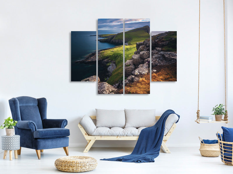 4-piece-canvas-print-scotland-neist-point