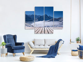 4-piece-canvas-print-sun-terrace-in-the-swiss-alps