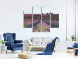 4-piece-canvas-print-velours-de-lavender