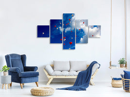 5-piece-canvas-print-a-sky-full-of-hearts