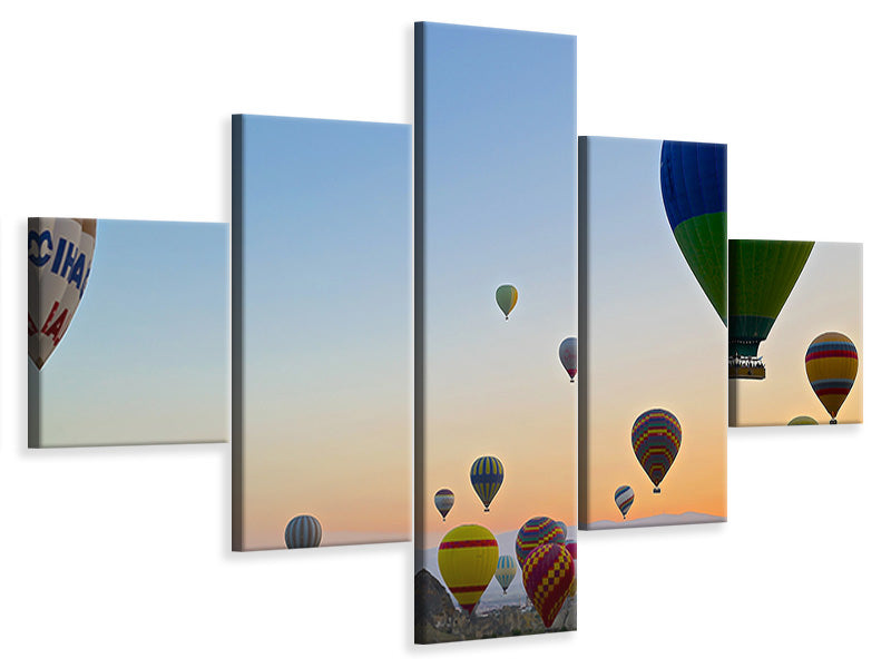 5-piece-canvas-print-balloon-tour