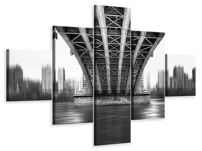 5-piece-canvas-print-bridge-to-another-world