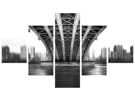 5-piece-canvas-print-bridge-to-another-world
