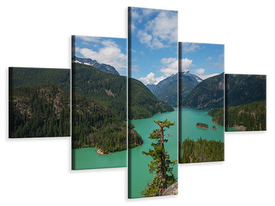 5-piece-canvas-print-diablo-lake