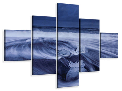 5-piece-canvas-print-ice-skull