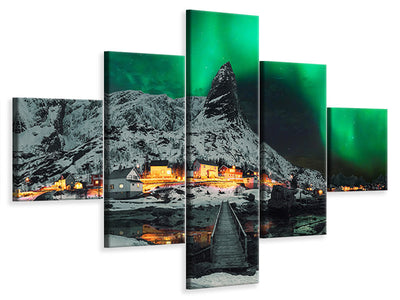 5-piece-canvas-print-over-the-mountain