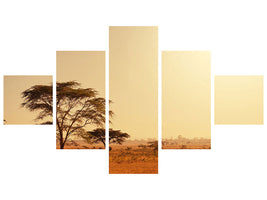 5-piece-canvas-print-pastures-in-kenya