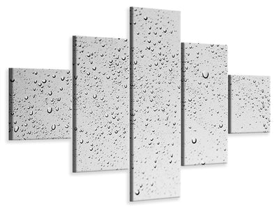 5-piece-canvas-print-rain-on-the-wall