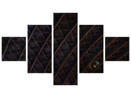 5-piece-canvas-print-roofing