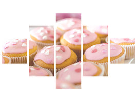 5-piece-canvas-print-sweet-cupcake