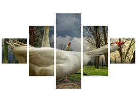 5-piece-canvas-print-the-3-geese