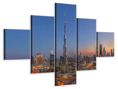 5-piece-canvas-print-the-amazing-burj-khalifah
