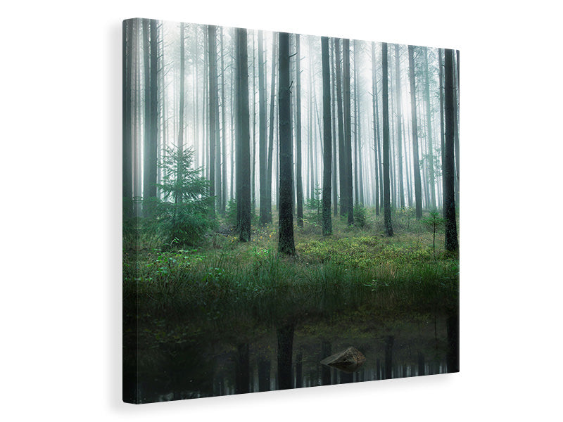 canvas-print-lake-in-forest