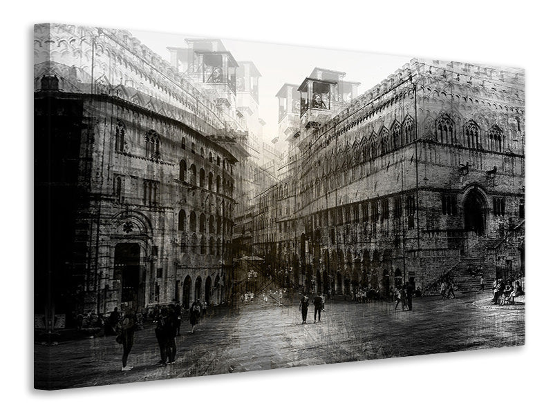 canvas-print-walking-in-the-square