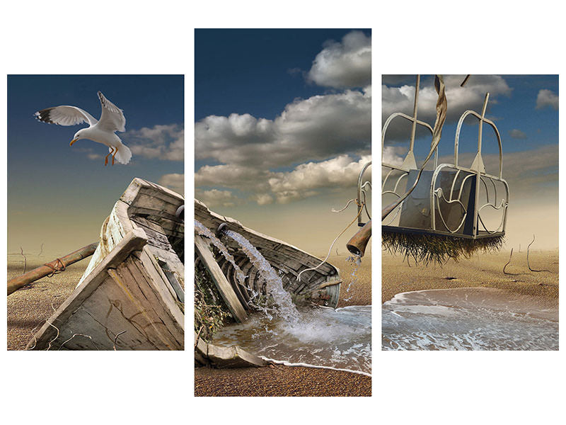 modern-3-piece-canvas-print-stranded-wreck