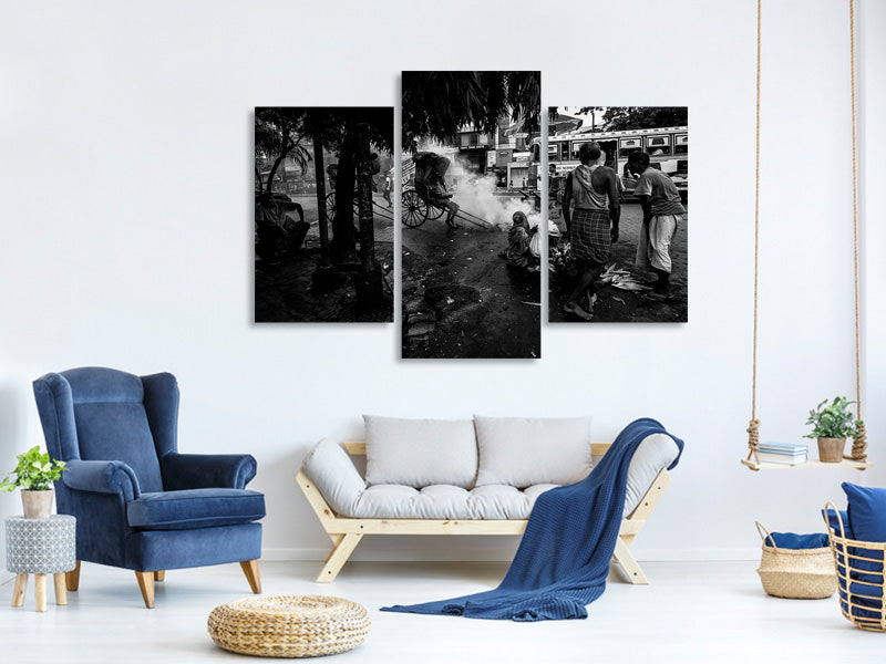 modern-3-piece-canvas-print-streets-of-colcatta-india