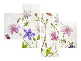 modern-4-piece-canvas-print-columbine