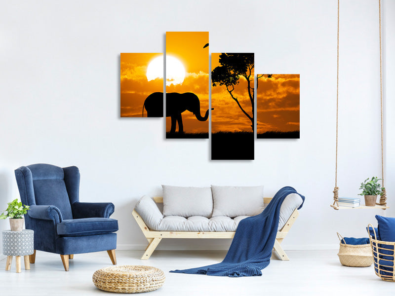 modern-4-piece-canvas-print-dreamy-africa