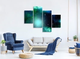 modern-4-piece-canvas-print-fantastic-galaxy