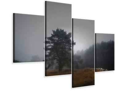 modern-4-piece-canvas-print-foggy-memory-of-the-past