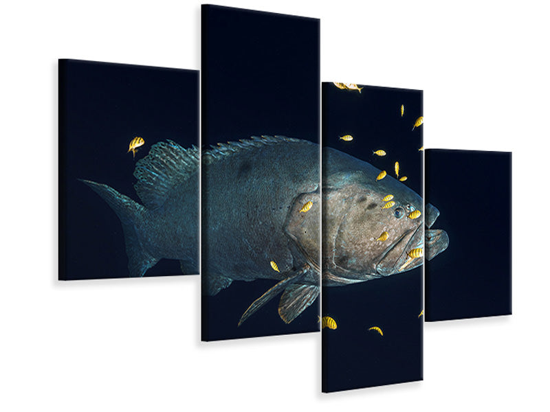 modern-4-piece-canvas-print-giant-grouper