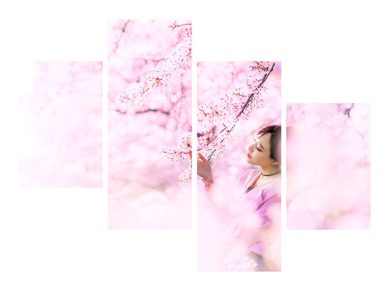 modern-4-piece-canvas-print-sakura