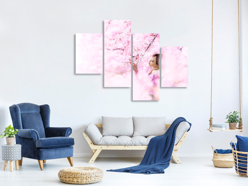 modern-4-piece-canvas-print-sakura