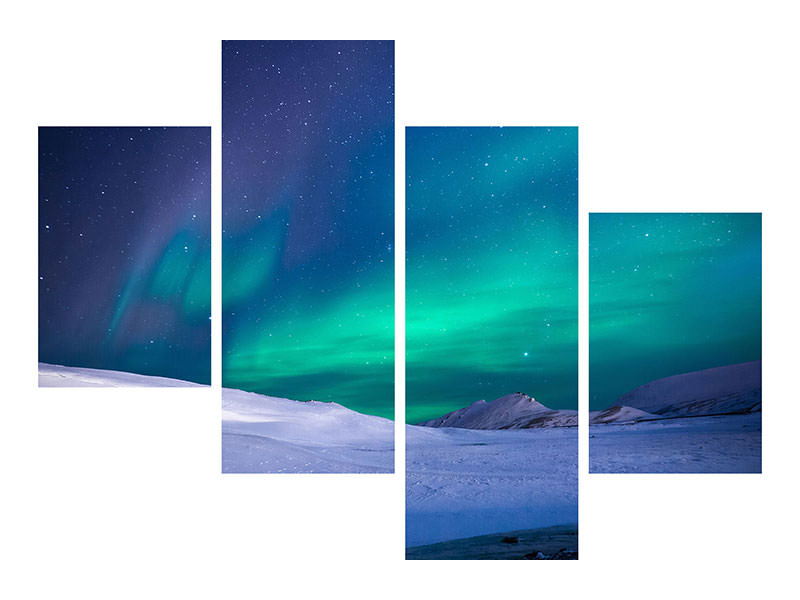 modern-4-piece-canvas-print-the-polar-light