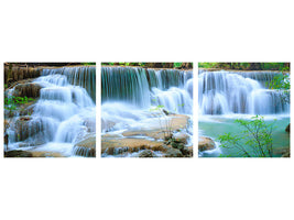 panoramic-3-piece-canvas-print-cascade-huay-mae-khamin