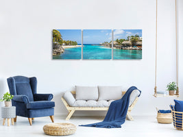 panoramic-3-piece-canvas-print-life-in-a-lagoon