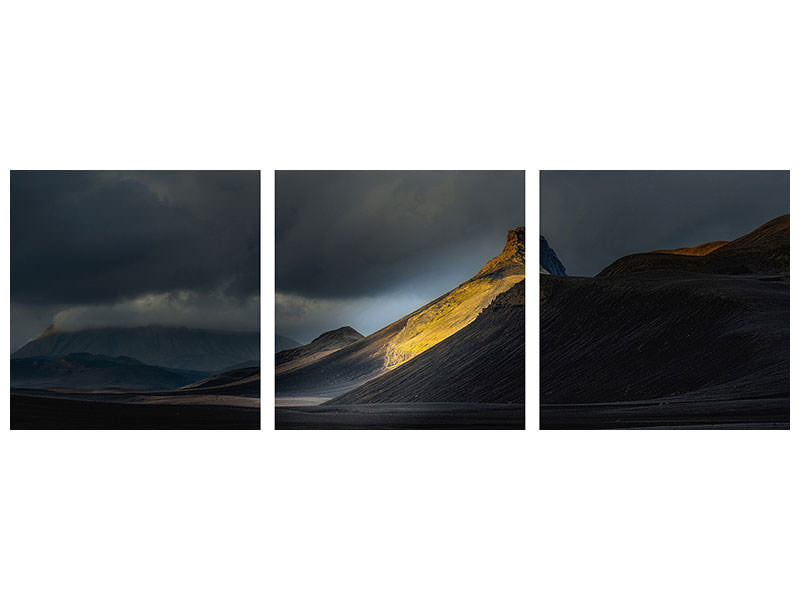 panoramic-3-piece-canvas-print-ristindur-highlands-iceland