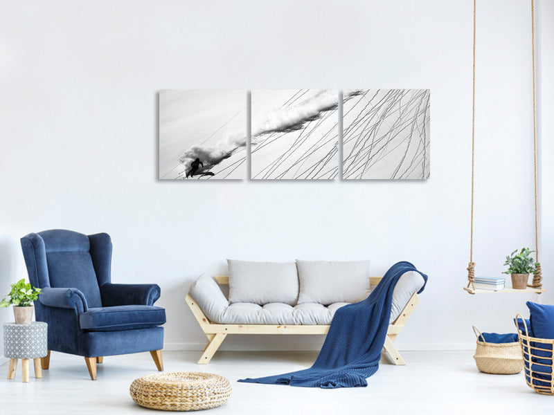 panoramic-3-piece-canvas-print-skiing-powder