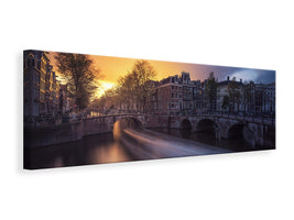 panoramic-canvas-print-amsterdam-keizersgracht