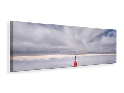 panoramic-canvas-print-lady-in-red