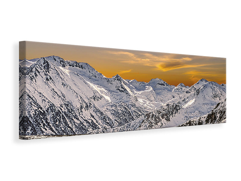 panoramic-canvas-print-sunset-in-the-mountains